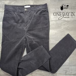 Loft High Rise Skinny Ankle Corduroy Pants Size 8